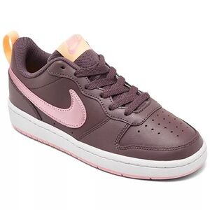 Nike Big Girls Court Borough Low 2 Casual Sneakers from Finish Line size‎ 5Y US